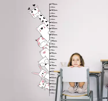 Klistermärke för vilda djur meterhöjd - Tenstickers
