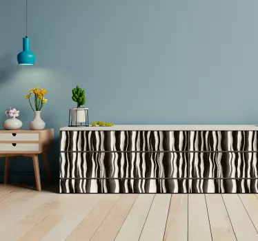 Klistermärke för zebra hudmöbler - Tenstickers