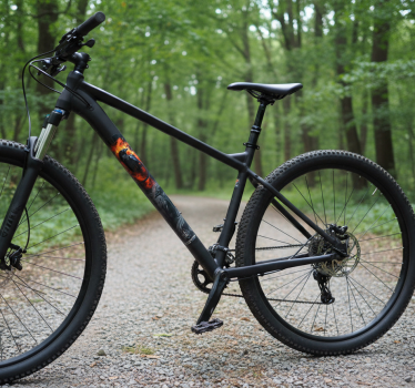 Klistermärken till cykel raven fire wrap - Tenstickers
