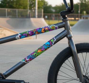 Klistermärken till cykel teen klisterbombning - Tenstickers