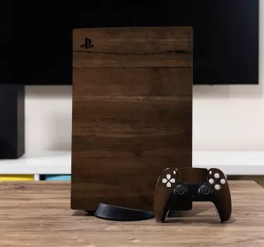 Kona wood playstation 5 dekal - Tenstickers