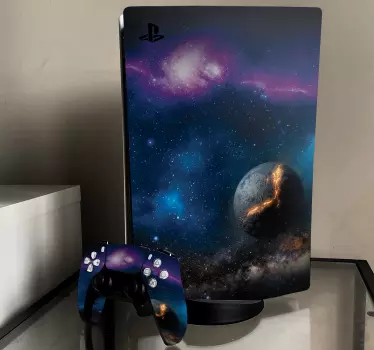 Kosmos playstation 5 skin dekal - Tenstickers