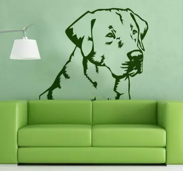 Labrador retriever klistermärke - Tenstickers