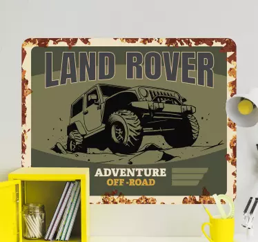 Land rover bil dekal - Tenstickers