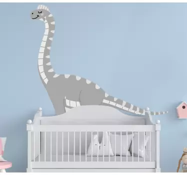 Leende dinosaurie grafik klistermärke - Tenstickers
