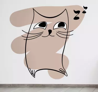 Original silhuettillustration klistermärken - Tenstickers