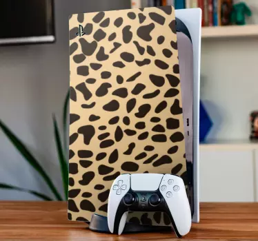 Leopard djur tryck playstation 5 klistermärke - Tenstickers