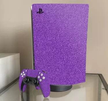Lila gnistrar playstation 5 klistermärke - Tenstickers