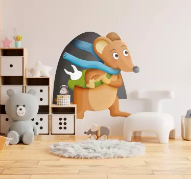 Liten mus perez saga väggdekal - Tenstickers
