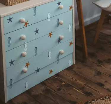 Marin stil dekaler för möbler - Tenstickers