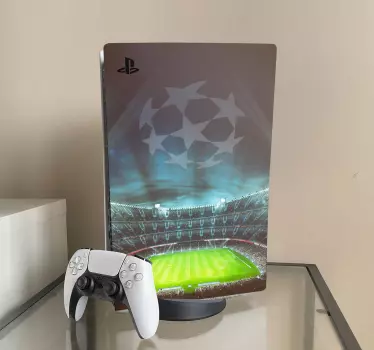 Mästare i fotbollsstadion Väggklistermärken PS5 - Tenstickers
