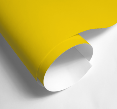 Självhäftande vinylplast - ljusgul - Tenstickers