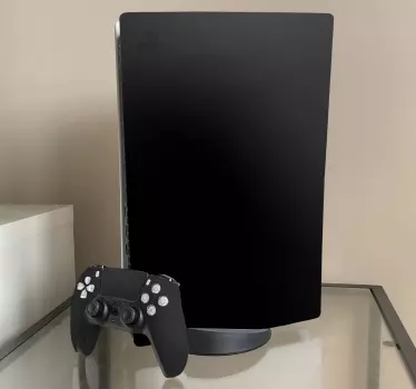 Matt svart hud playstation 5 vinyl dekal - Tenstickers