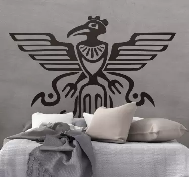Maya fågel symbol fågel klistermärke - Tenstickers