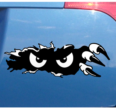 Monocolor kikar ögon design bildekal - Tenstickers