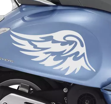 Motorcykel med vingar motorcykel klistermärken - Tenstickers