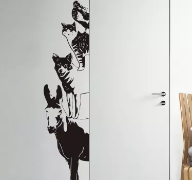 Musiker från bremen väggklistermärke - Tenstickers