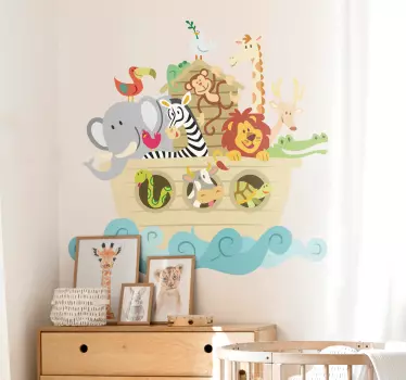 Noahs ark kids-klistermärke - Tenstickers