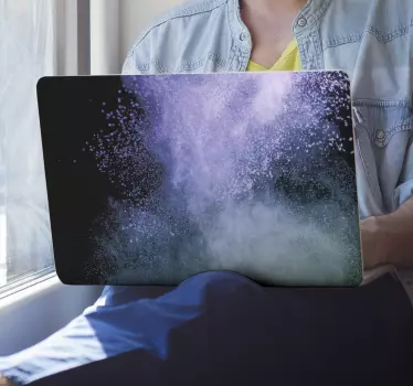 Olika färger laptop klistermärke - Tenstickers