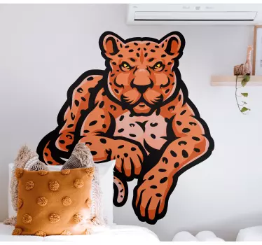 Orange tryck design väggdekaler för tonåringar rum - Tenstickers