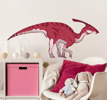 Parasaurolophus dinosaurie vägg klistermärke - Tenstickers