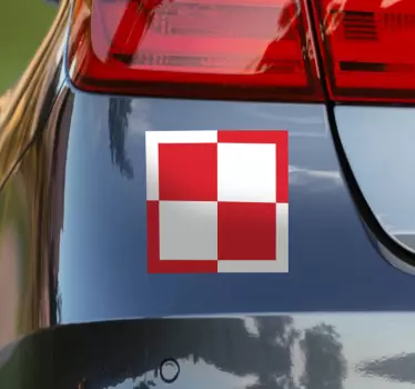 Patriotiska schackbräde bil dekaler - Tenstickers