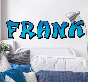 Personifierat graffiti stil namn urban dekal - Tenstickers