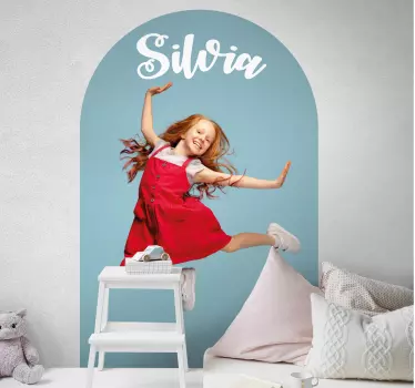 Personlig båge anpassad klistermärke - Tenstickers