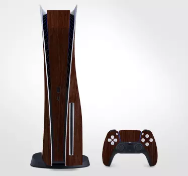 Playstation 5 vinyl dekal med körsbärsskinn - Tenstickers