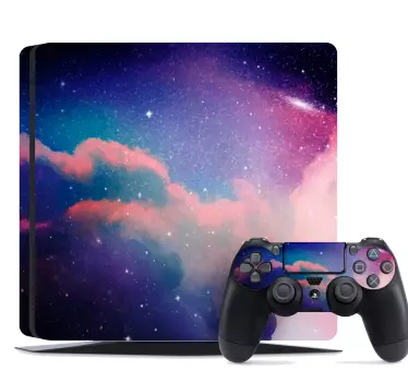Ps4 klistermärke himmelsk molnmönster - Tenstickers
