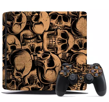 Ps4 klistermärke skallekollektion - Tenstickers