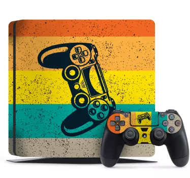 Ps4-kontroller i färger playstation 4-klistermärken - Tenstickers
