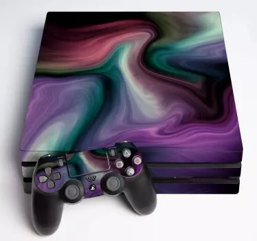 Ps4 nebula färger playstation 4 klistermärken - Tenstickers