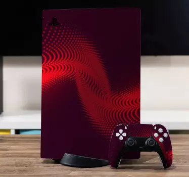 Ps4 röd burst playstation 5 klistermärken - Tenstickers