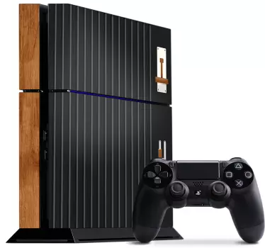 Ps4 spel system trä playstation 4 klistermärken - Tenstickers