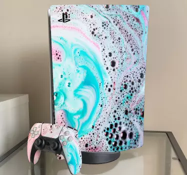 Ps4 tvåleffekt playstation 5 klistermärken - Tenstickers
