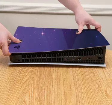 Ps5 klistermärke cosmic gaming wrap - Tenstickers
