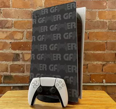 Ps5 klistermärke gamer koncept cover - Tenstickers