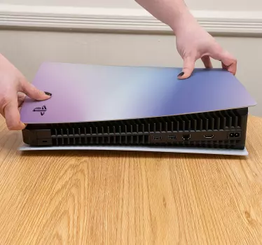 Ps5 klistermärke gradient kontrolleröverdrag - Tenstickers