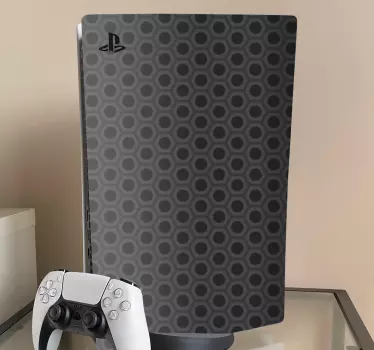 Ps5 klistermärke hexagonalt mönster skydd - Tenstickers