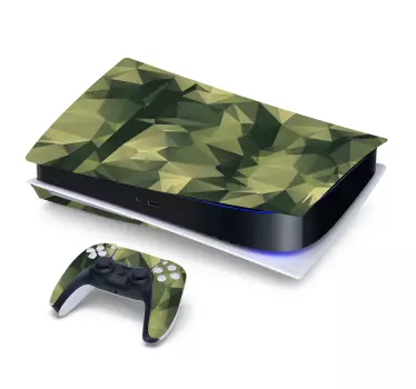 Ps5 klistermärke kamouflagecover - Tenstickers