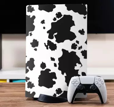 Ps5 klistermärke med nötkreaturtryck - Tenstickers