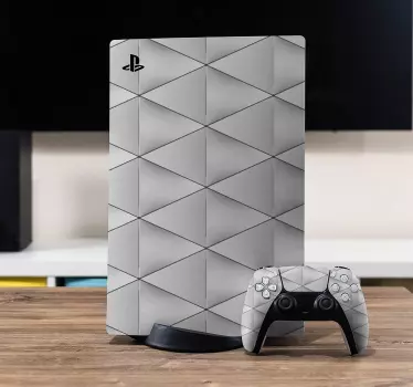 Ps5 klistermärke snygg geometrisk täckning - Tenstickers