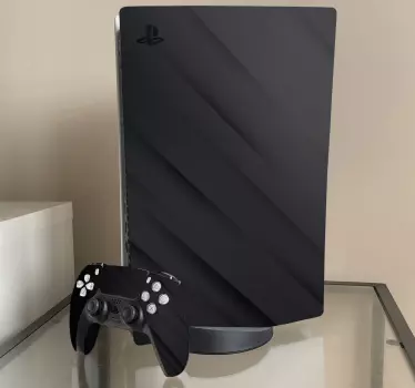 Ps5 klistermärke svart spelaccessoar - Tenstickers