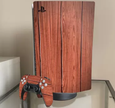Ps5 körsbärsträ playstation 5 klistermärken - Tenstickers