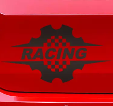 Racing bil dekal - Tenstickers
