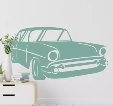 Retro bil dekal - Tenstickers