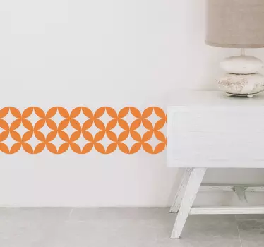 Retro geometriska kakel dekaler - Tenstickers