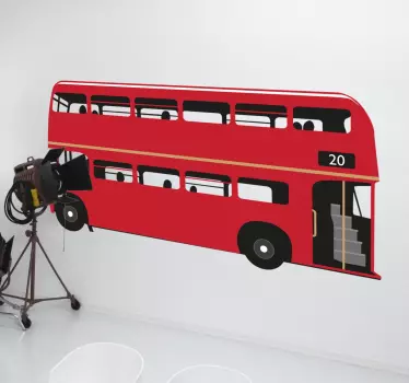Röd london buss - Tenstickers