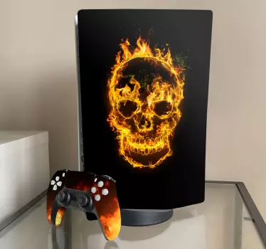 Skalle of dead playstation 5 dekal - Tenstickers